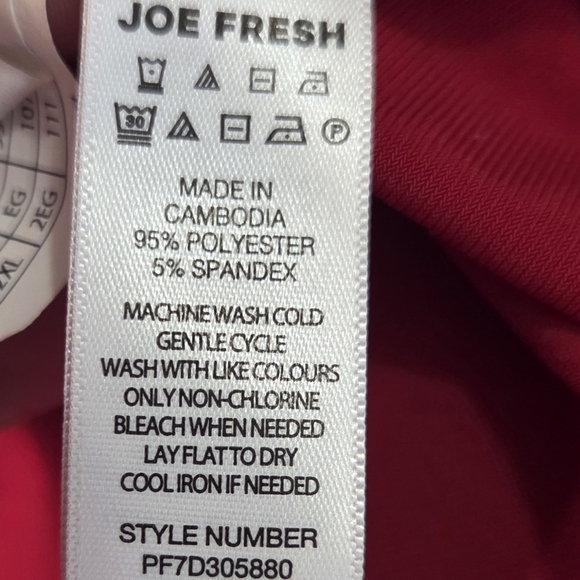 Joe Fresh Vibrant Red Asymmetrical Dress Size 1X - Picture 4 of 5